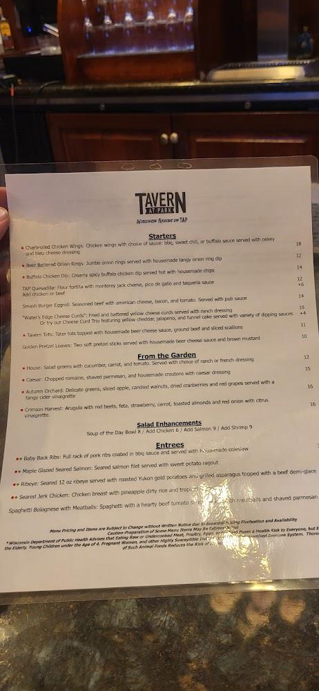 Allgauer's Bistro in the Park Menu image 4